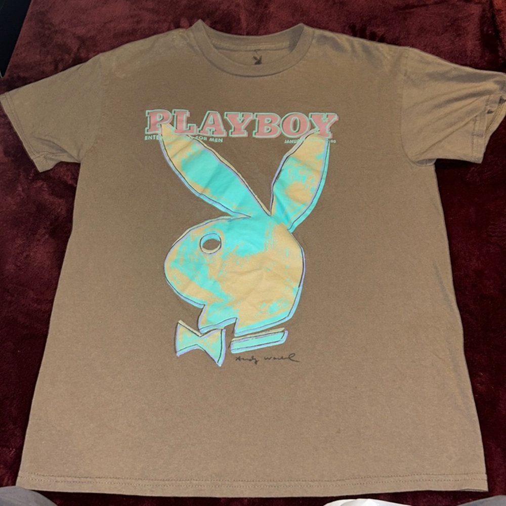 Men’s Playboy Graphic Design Shirt Size Medium (m)